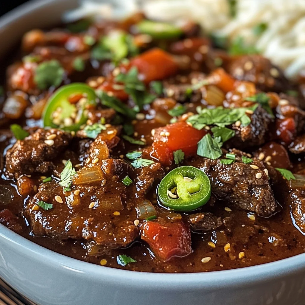 Korean Chile Con Carne