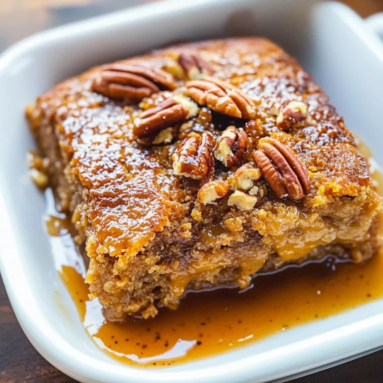 Pumpkin Pecan Cobbler