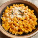 Roasted Pumpkin and Garlic Pasta