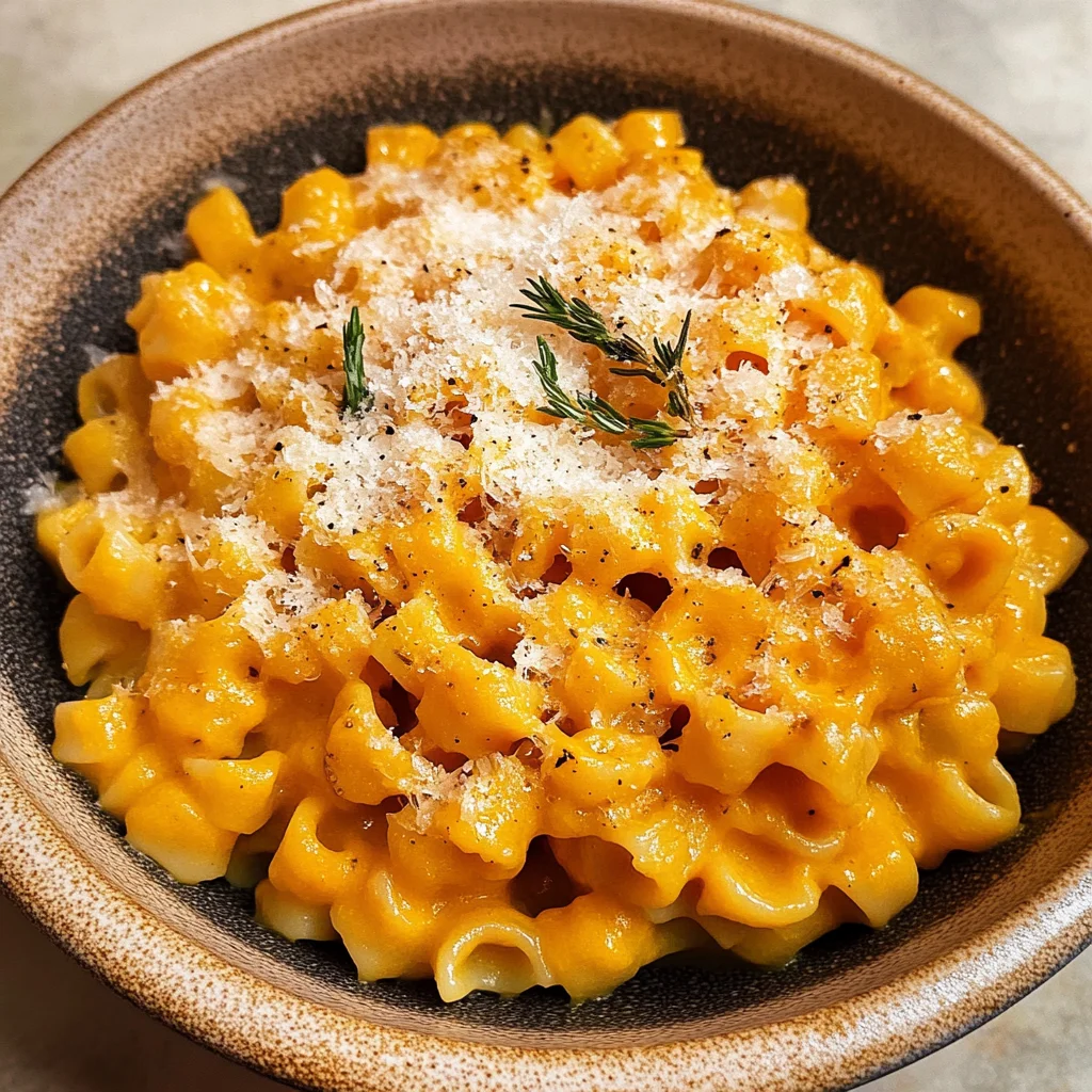 Roasted Pumpkin and Garlic Pasta