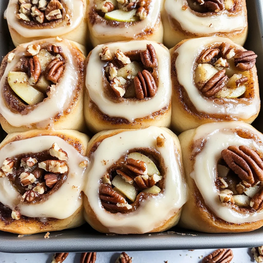 Soft-Baked Apple Cinnamon Rolls