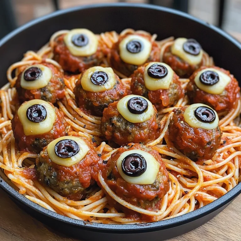 Spooky Spaghetti & Eyeballs