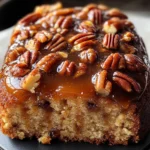 Upside-Down Caramel Pecan Cake