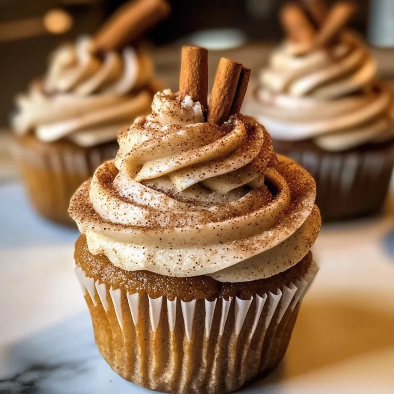 Vanilla Chai Pumpkin Latte Cupcakes with Cinnamon Brown Sugar Frosting