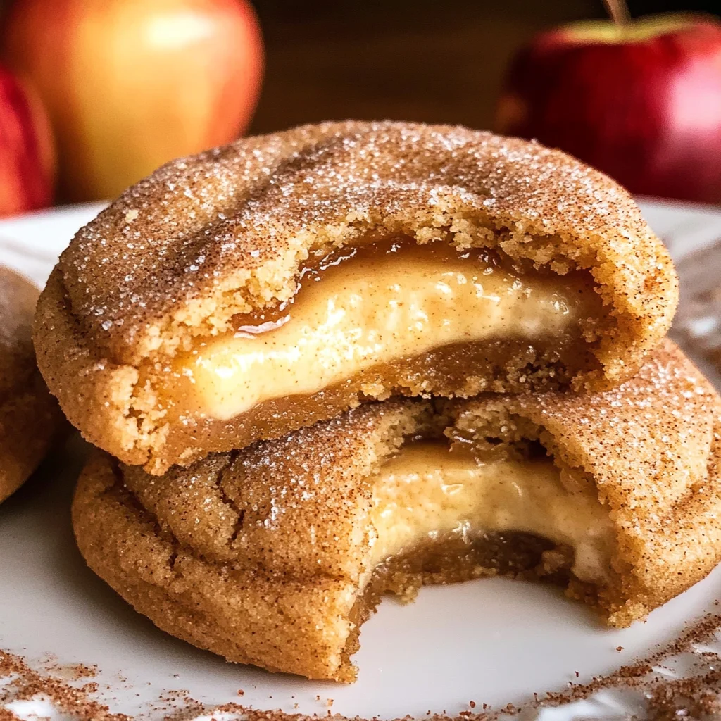 Apple Cider Cheesecake Cookies