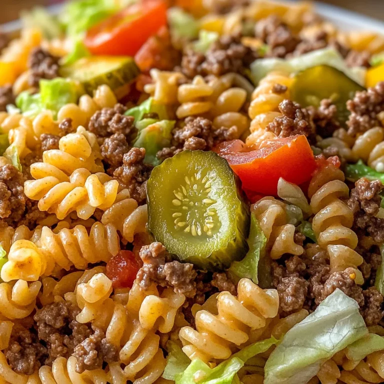 Big Mac Pasta Salad