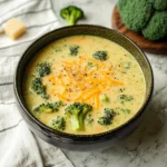 High Protein Broccoli Cheddar Soup