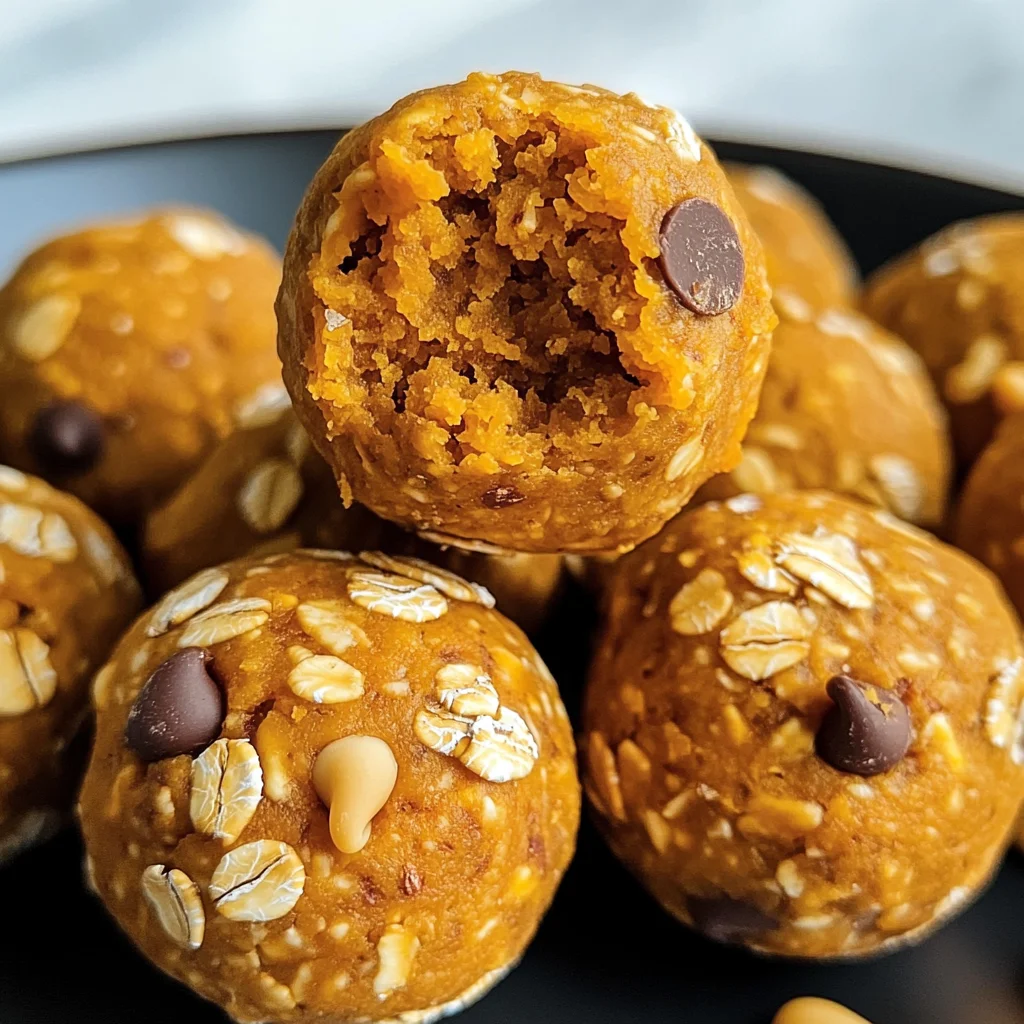 Pumpkin Protein Balls Recipe
