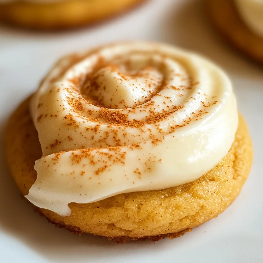 Pumpkin Spice Sugar Cookies with Cream Cheese Frosting