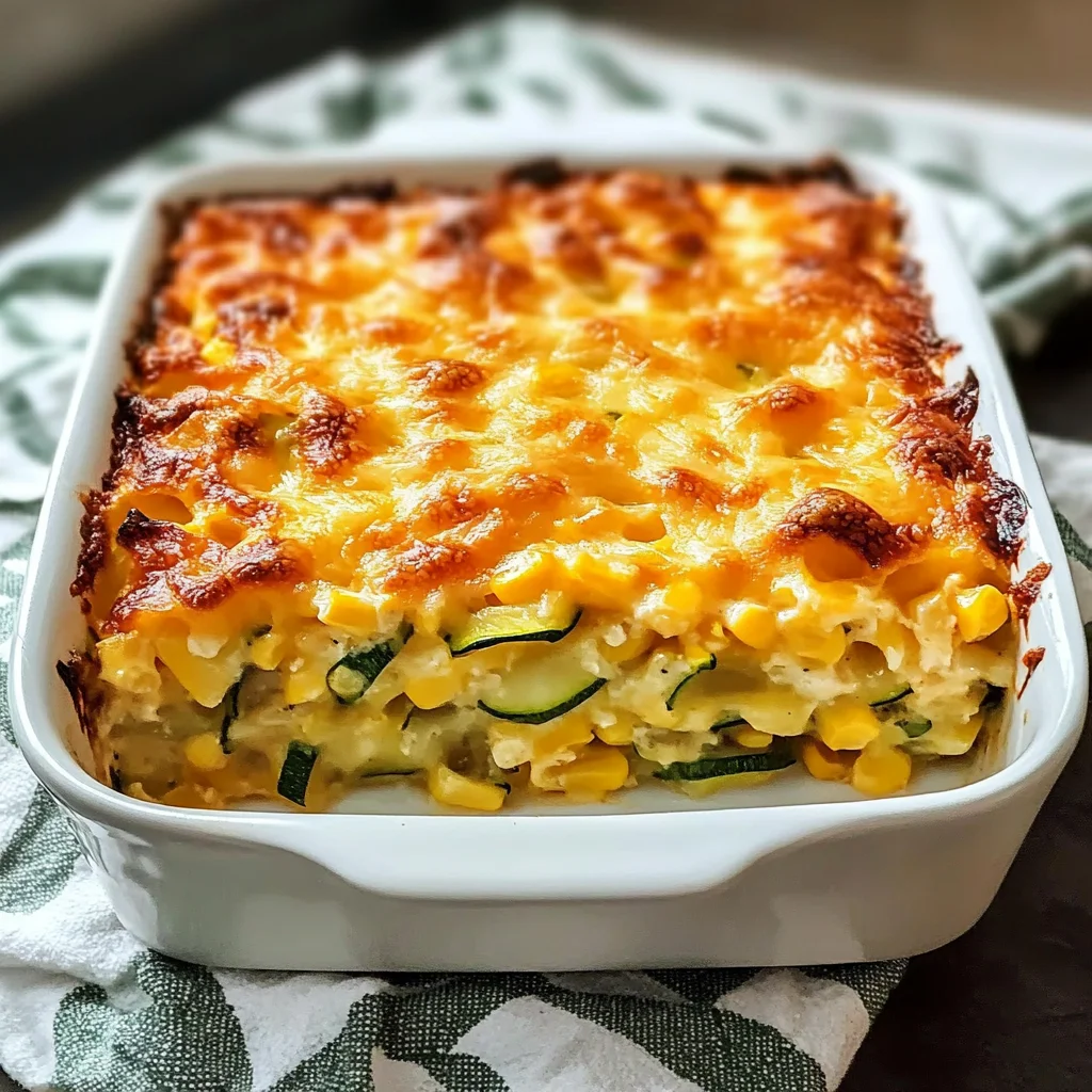 Savory Garden Zucchini Casserole - Alrightwithme