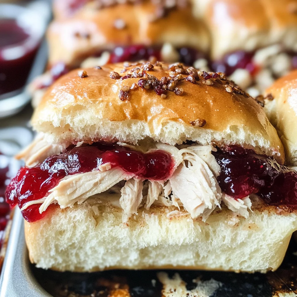Turkey Cranberry Sliders