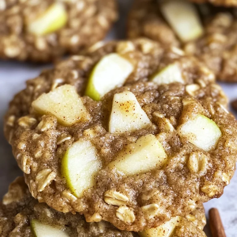 Apple Cinnamon Oatmeal Cookies