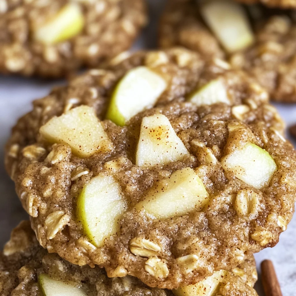 Apple Cinnamon Oatmeal Cookies
