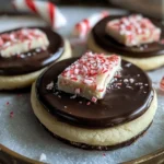 Chocolate Peppermint Bark Sugar Cookies