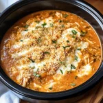 Crockpot Chicken Parmesan Soup