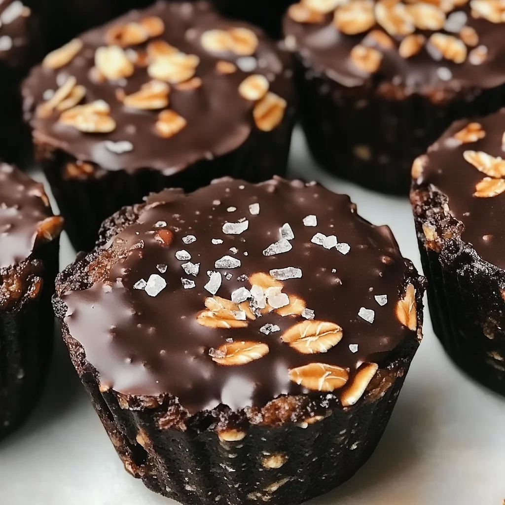 Decadent Dark Chocolate Oatmeal Cups