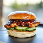 Grilled Korean BBQ Chicken Sandwich
