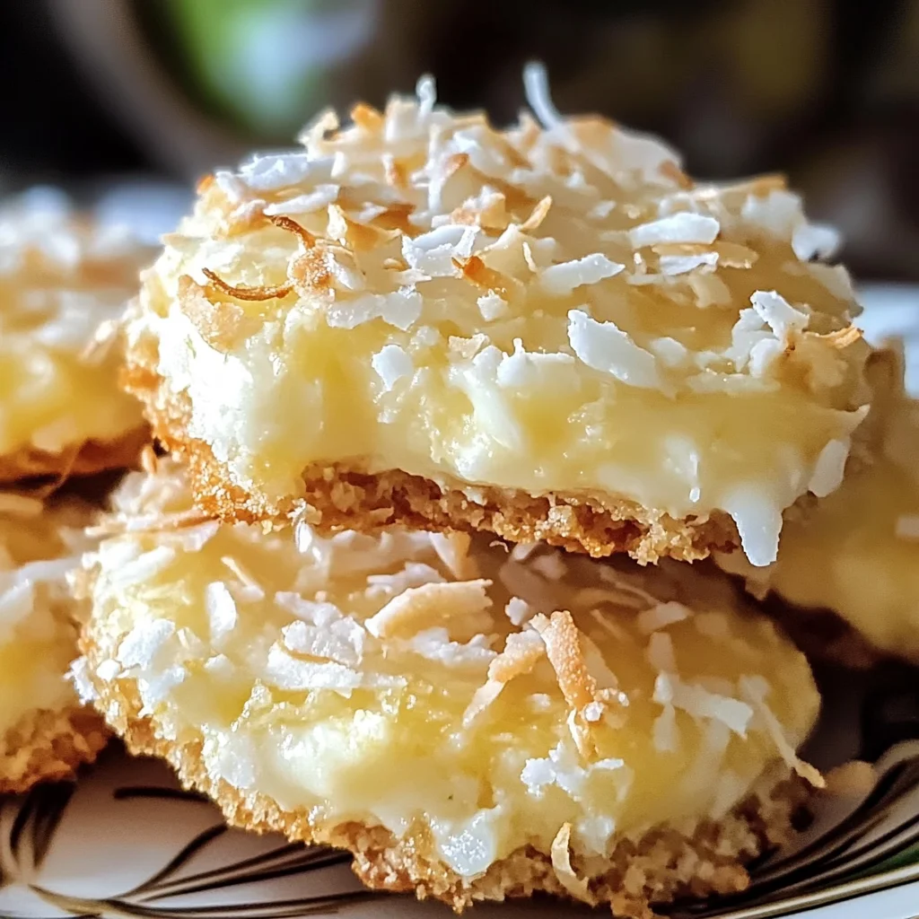 Lemon Coconut Cheesecake Cookies
