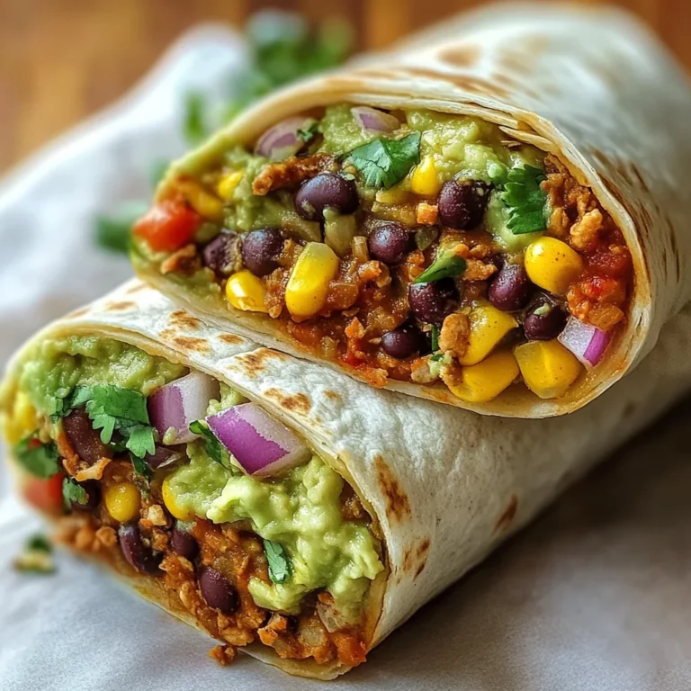 10-Minute Vegan Burrito Wraps
