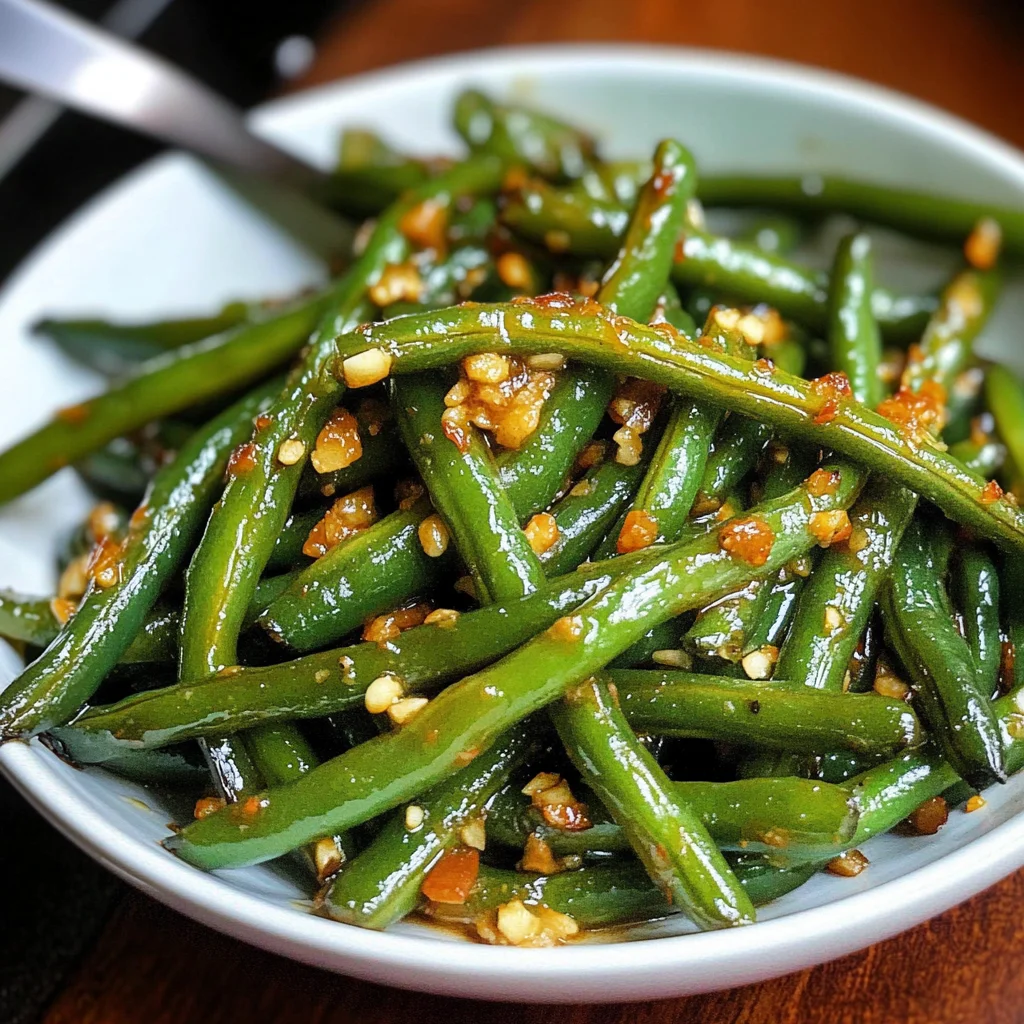 Chinese Green Beans With Garlic Sauce