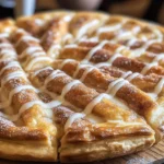 Cinnamon-Sugar Pizza made with Crescent Rolls