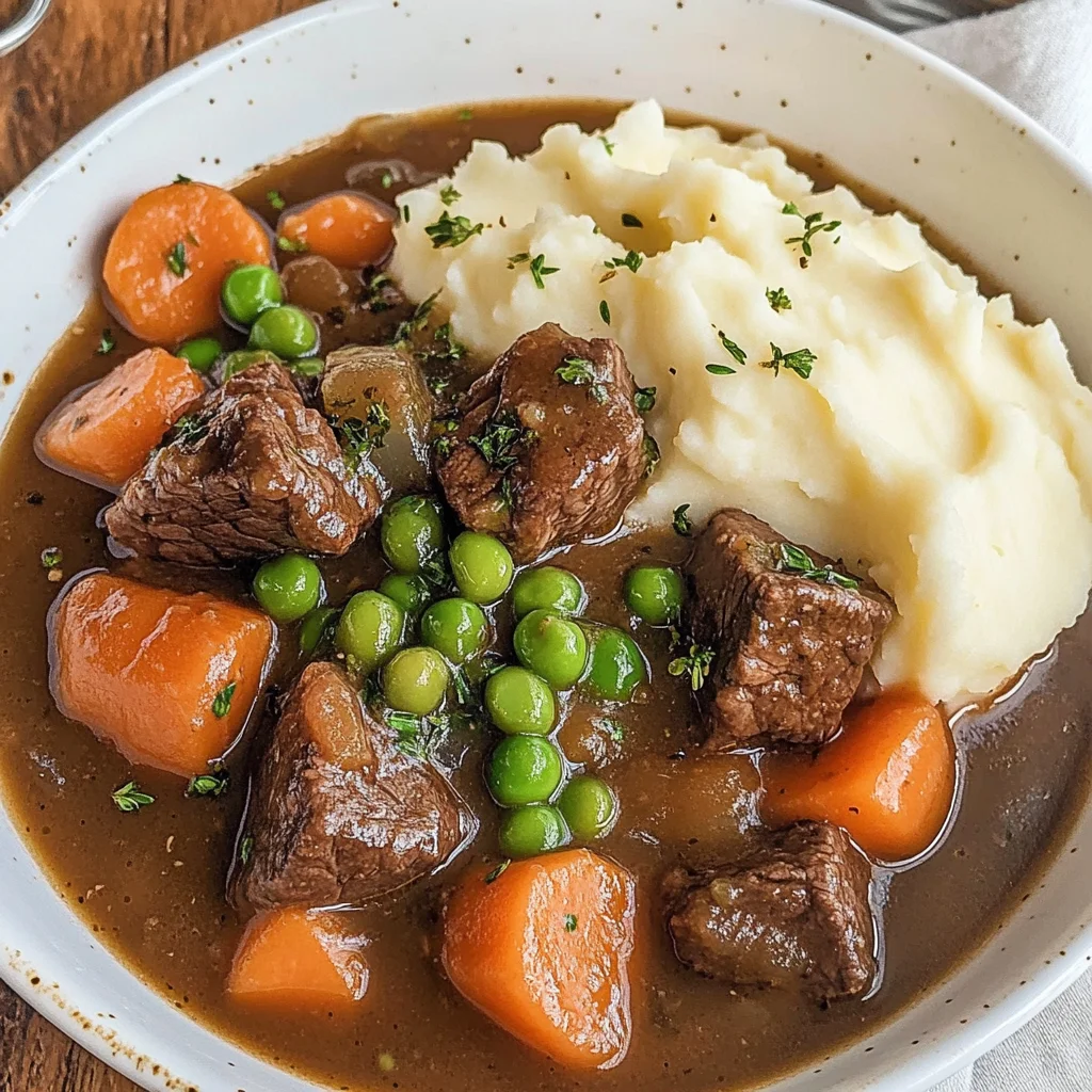 Irish Stew With Mashed Potatoes
