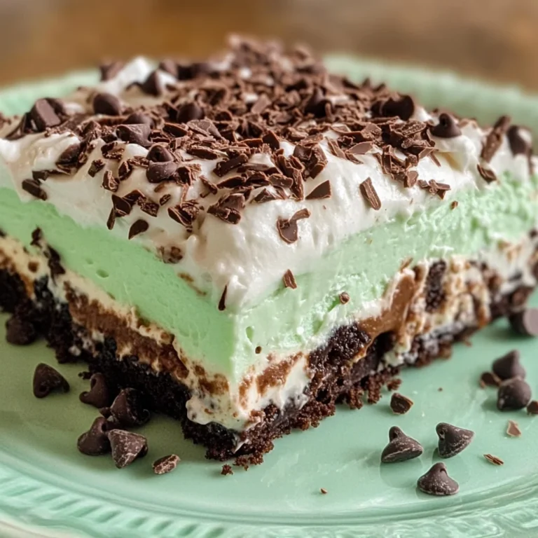 Mint Chip Lasagna Recipe