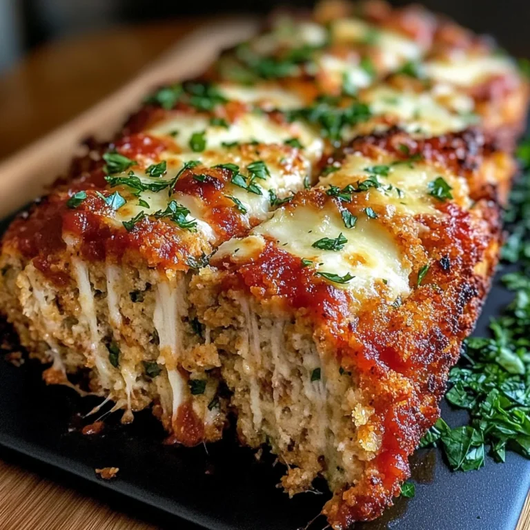 Parmesan Chicken Meatloaf