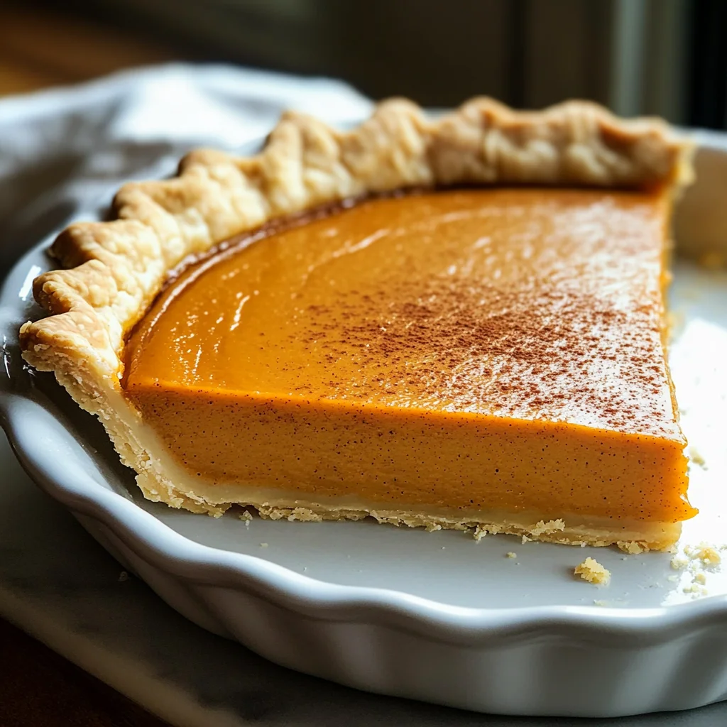 Pumpkin Pie Recipe