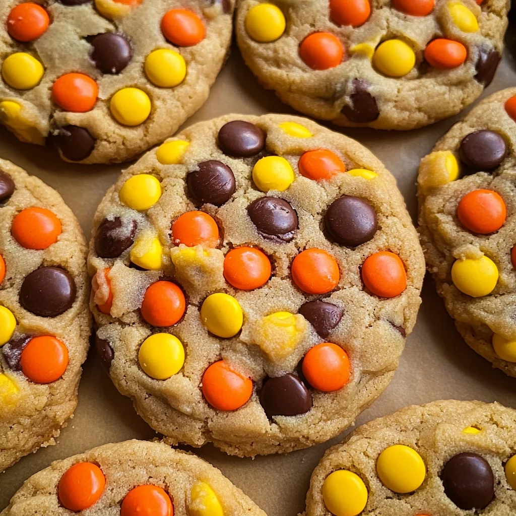 Reese's Pieces Peanut Butter Cookies