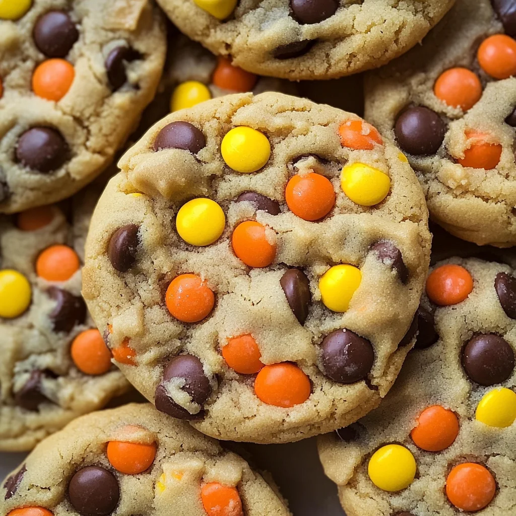 Reese's Pieces Peanut Butter Cookies