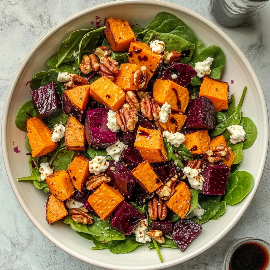 Roasted Beet Sweet Potato Salad: A Delicious & Healthy Recipe