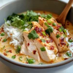 Savory Coconut Chicken Brothy Rice for Cozy Nights