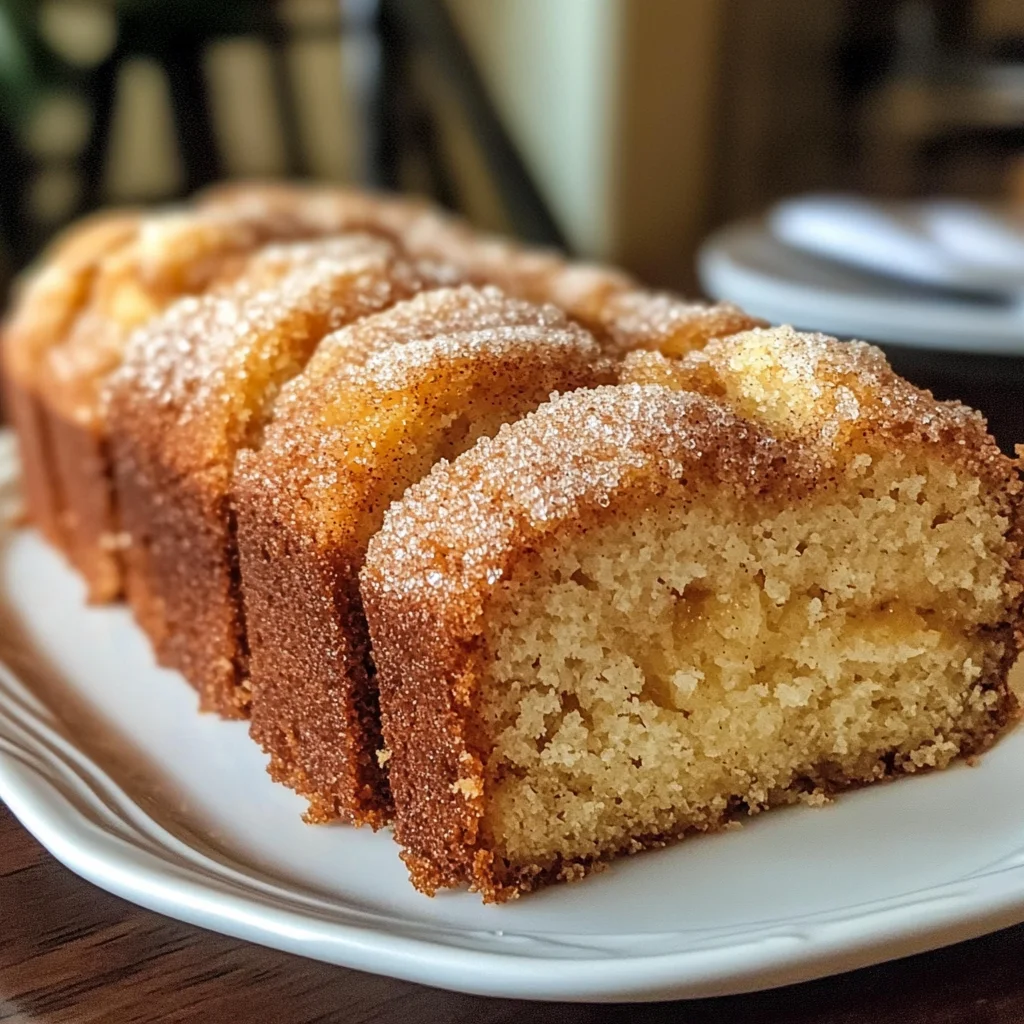 Spiced Apple Cider Donut Loaf