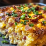 🌽 Loaded Cornbread Casserole – Southern Comfort in Every Bite
