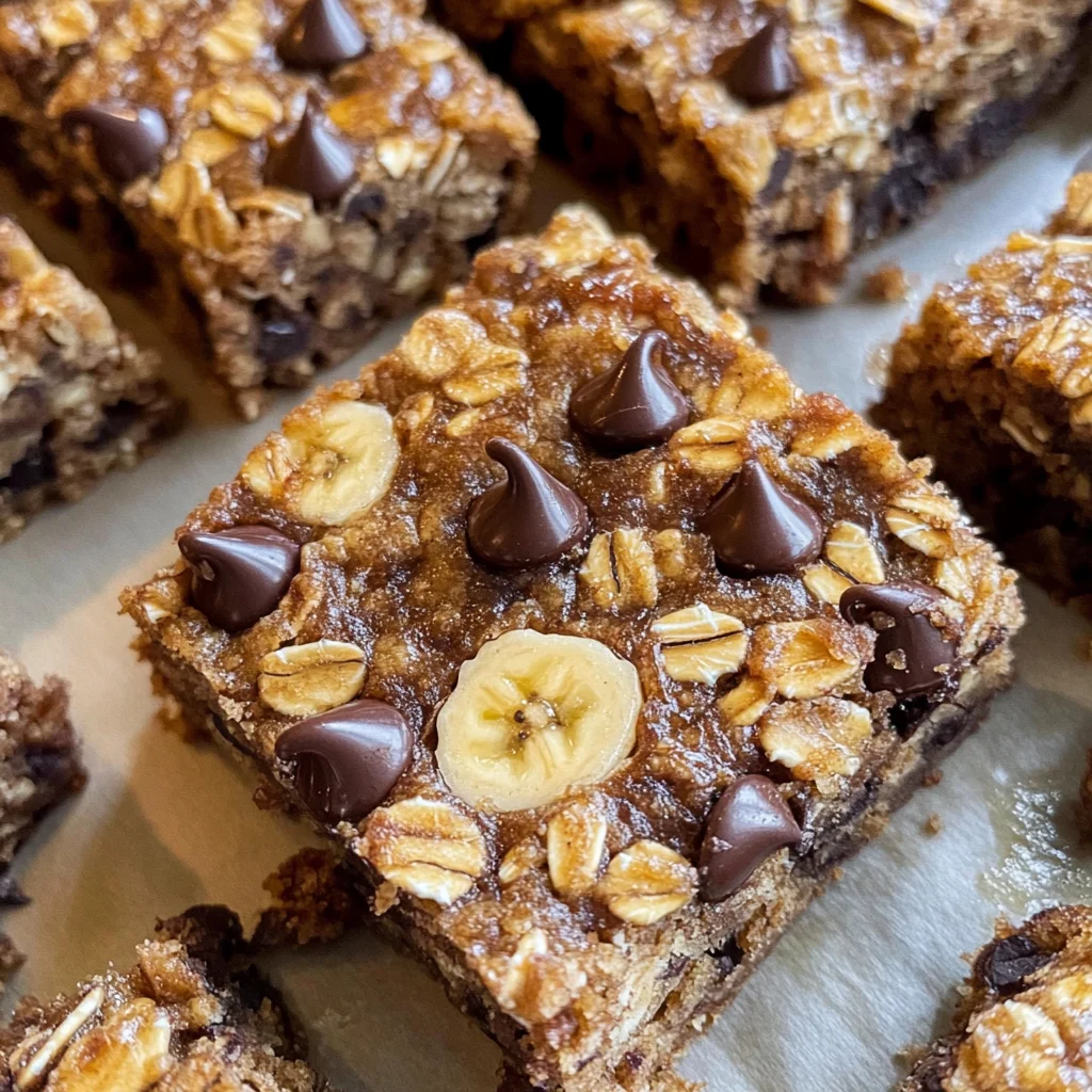 Banana Oatmeal Bars