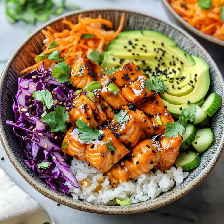 Bang Bang Salmon Rice Bowls