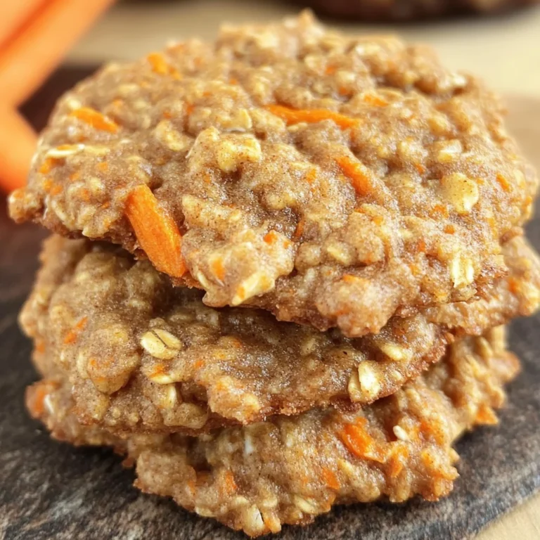 Healthy Carrot Cake Oatmeal Cookies