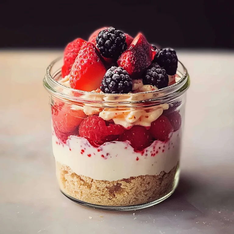 High Protein Cheesecake Jars Recipe