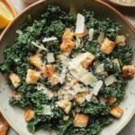 Lemony Parmesan Kale Salad