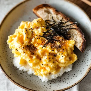 Miso Scrambled Eggs
