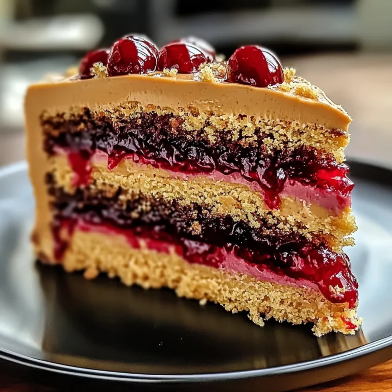 Peanut Butter & Jelly Cake