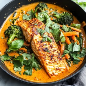 Salmon Coconut Curry