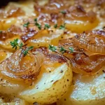 Savory French Onion Potato Bake