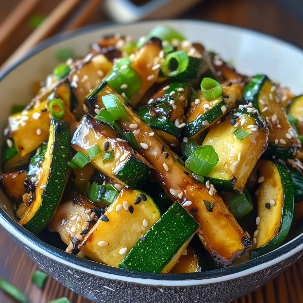 Zucchini Hibachi Style