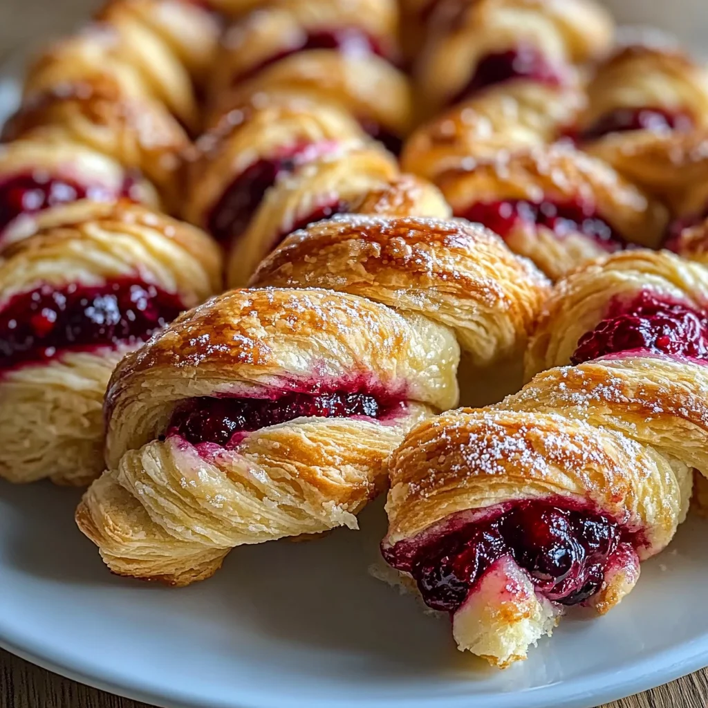 Berry Puff Twists