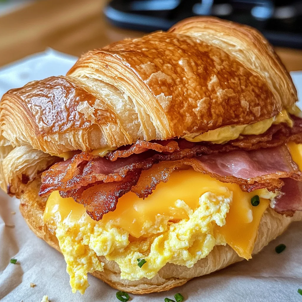 Croissant Breakfast Sandwiches