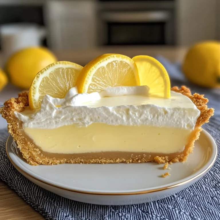 Deliciously Zesty Lemon Icebox Pie Made Easy at Home
