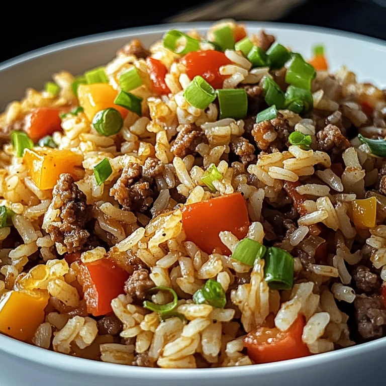 Dirty Rice with Ground Beef