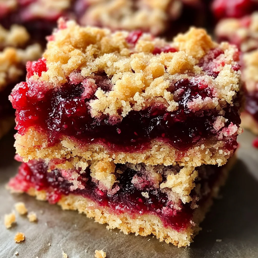 Fabulous Five Ingredient Raspberry Bars